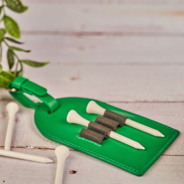 Leather Golf Tee Holder